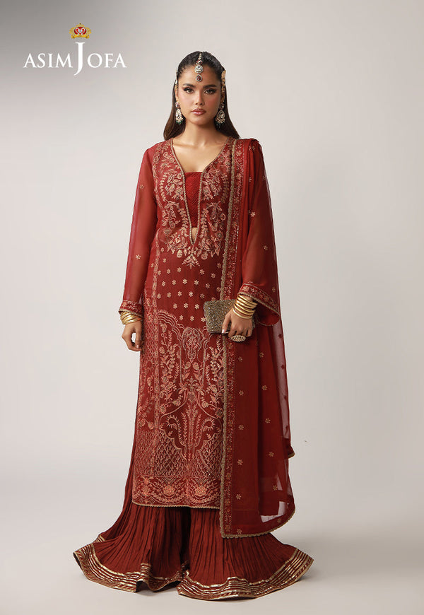 Asim Jofa | Layaan Festive Collection | AJULO-11 - by Libasekhas UK - Registered Vendor of : Asim Jofa - 100% Original Designer Dress