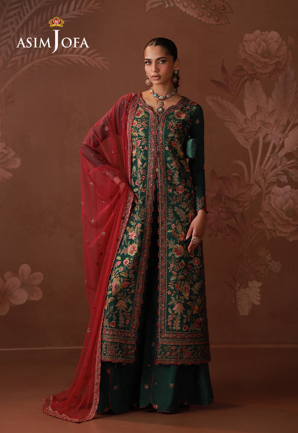 Asim Jofa | Zari Festive Collection | AJULD-08 - by Libasekhas UK - Registered Vendor of : Asim Jofa - 100% Original Designer Dress