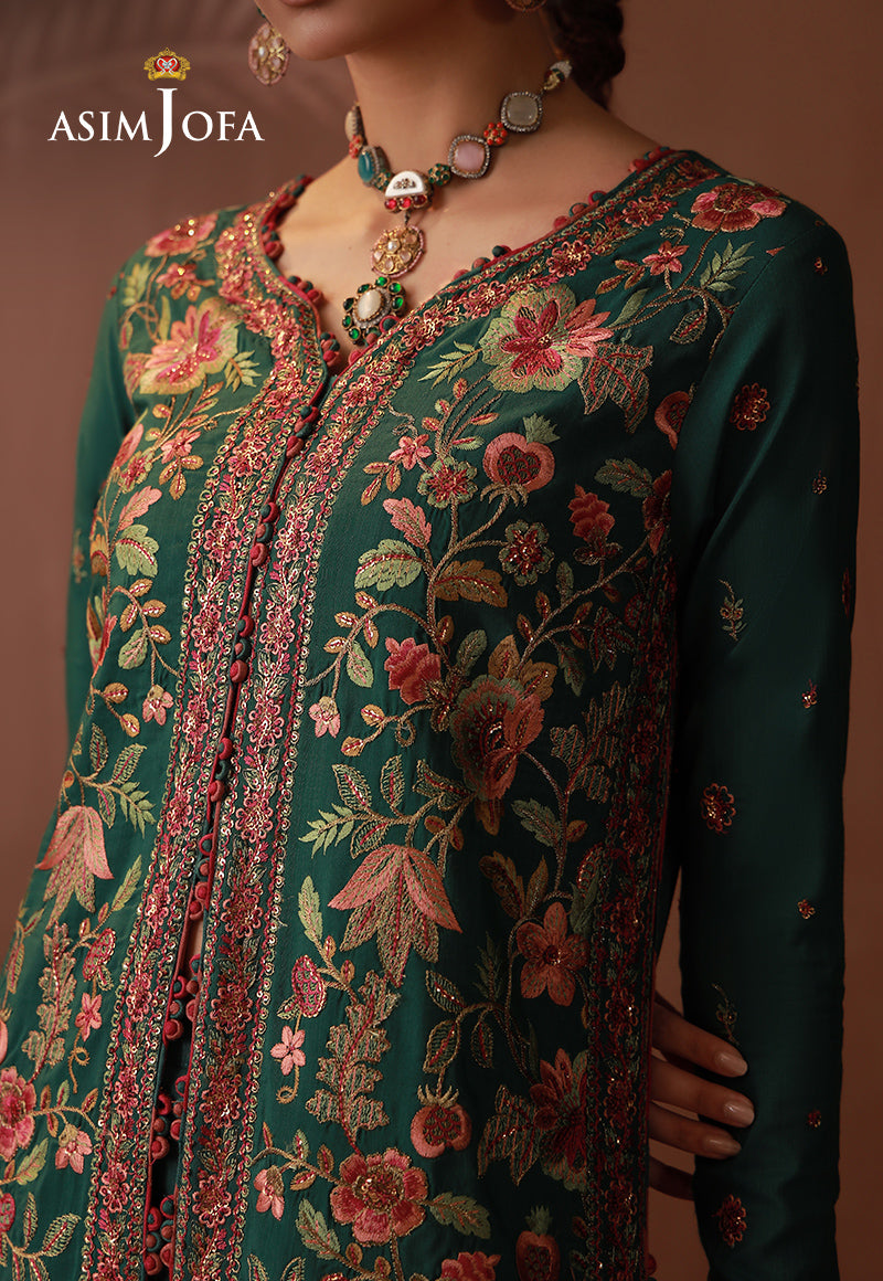 Asim Jofa | Zari Festive Collection | AJULD-08 - by Libasekhas UK - Registered Vendor of : Asim Jofa - 100% Original Designer Dress