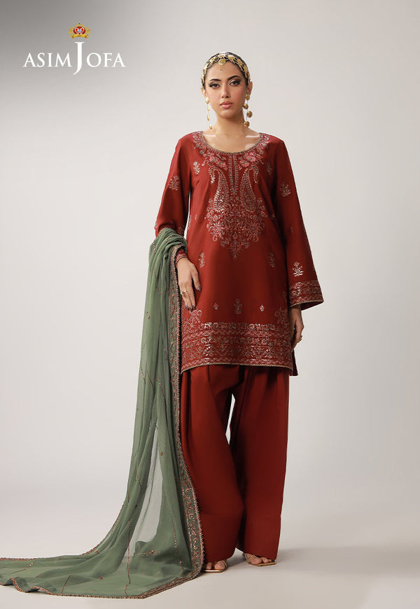 Asim Jofa | Layaan Festive Collection | AJULO-05 - by Libasekhas UK - Registered Vendor of : Asim Jofa - 100% Original Designer Dress