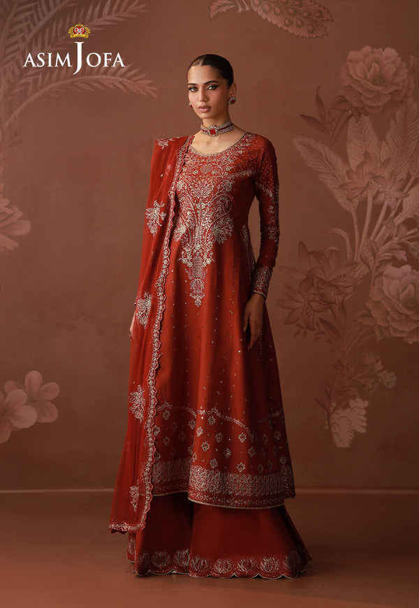 Asim Jofa | Zari Festive Collection | AJULD-02 - by Libasekhas UK - Registered Vendor of : Asim Jofa - 100% Original Designer Dress
