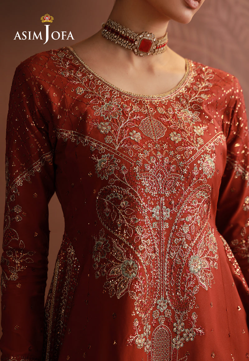 Asim Jofa | Zari Festive Collection | AJULD-02 - by Libasekhas UK - Registered Vendor of : Asim Jofa - 100% Original Designer Dress