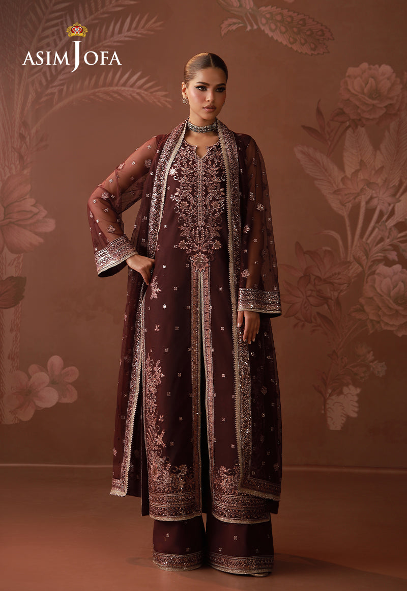 Asim Jofa | Zari Festive Collection | AJULD-07 - by Libasekhas UK - Registered Vendor of : Asim Jofa - 100% Original Designer Dress