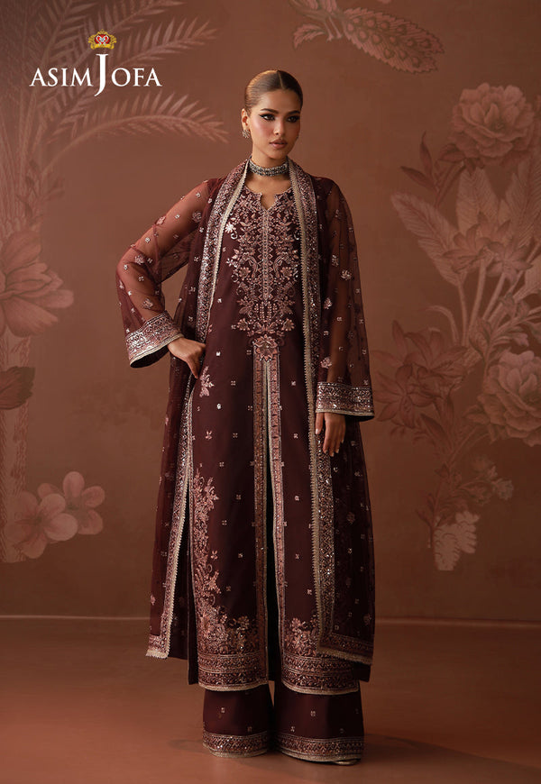 Asim Jofa | Zari Festive Collection | AJULD-07 - by Libasekhas UK - Registered Vendor of : Asim Jofa - 100% Original Designer Dress