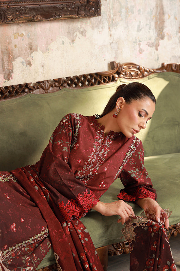 Sahar | Fall 25 | Crimson Amour - by Libasekhas UK - Registered Vendor of : Sahar - 100% Original Designer Dress