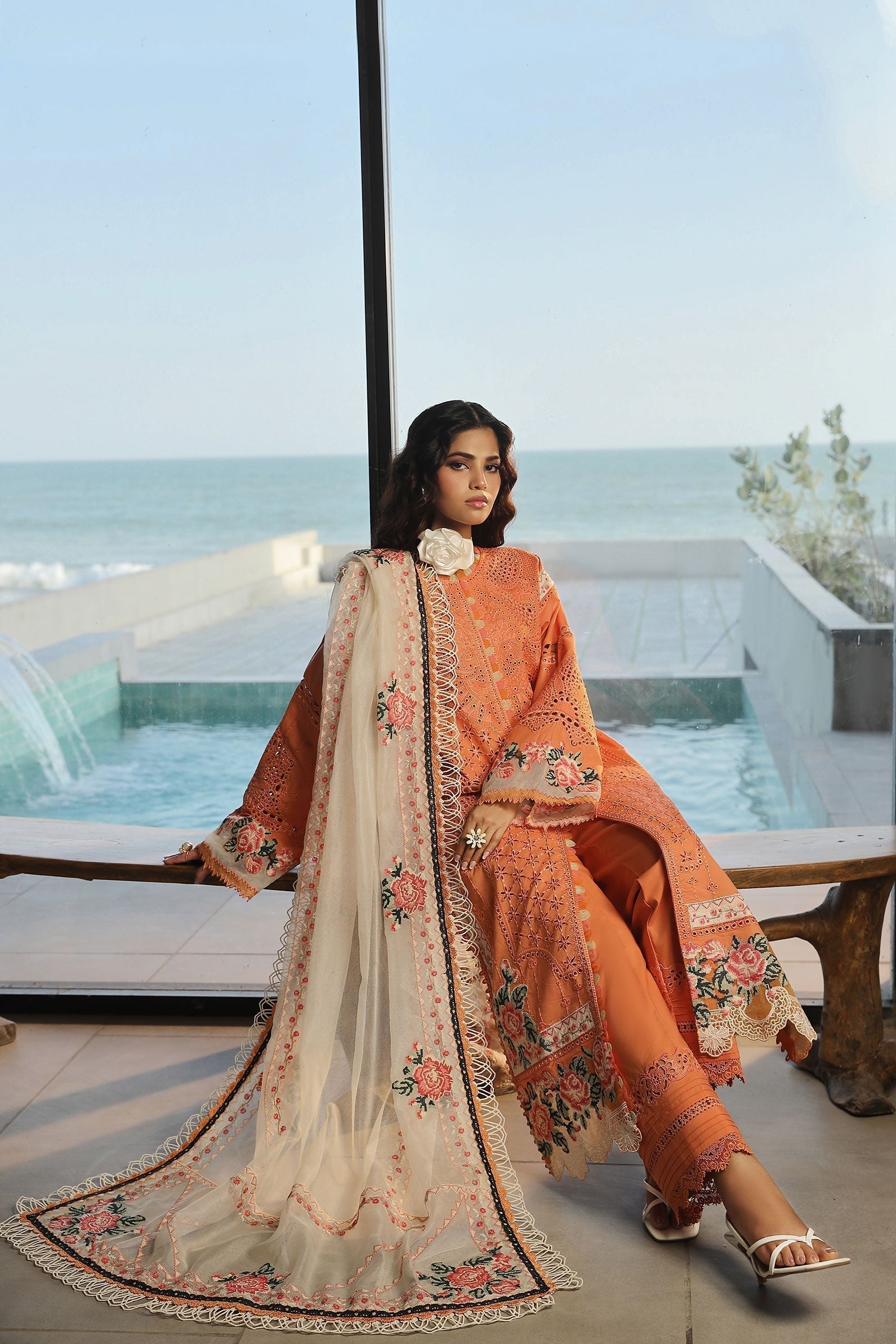Maryam Hussain | Luxury Lawn 24 | XURI - by - Libasekhas UK - Registered Vendor of : Maryam Hussain - 100% Original Designer Dresss