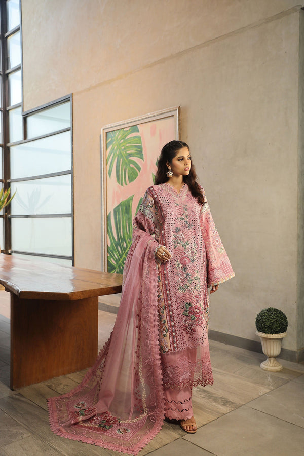 Maryam Hussain | Luxury Lawn 24 | CORAL - by - Libasekhas UK - Registered Vendor of : Maryam Hussain - 100% Original Designer Dresss