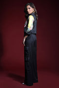 Wardha Saleem | Luxury Pret Fusion Wear | ONYX CORD-SET (2PC) - by - Libasekhas UK - Registered Vendor of : Wardha Saleem - 100% Original Designer Dresss