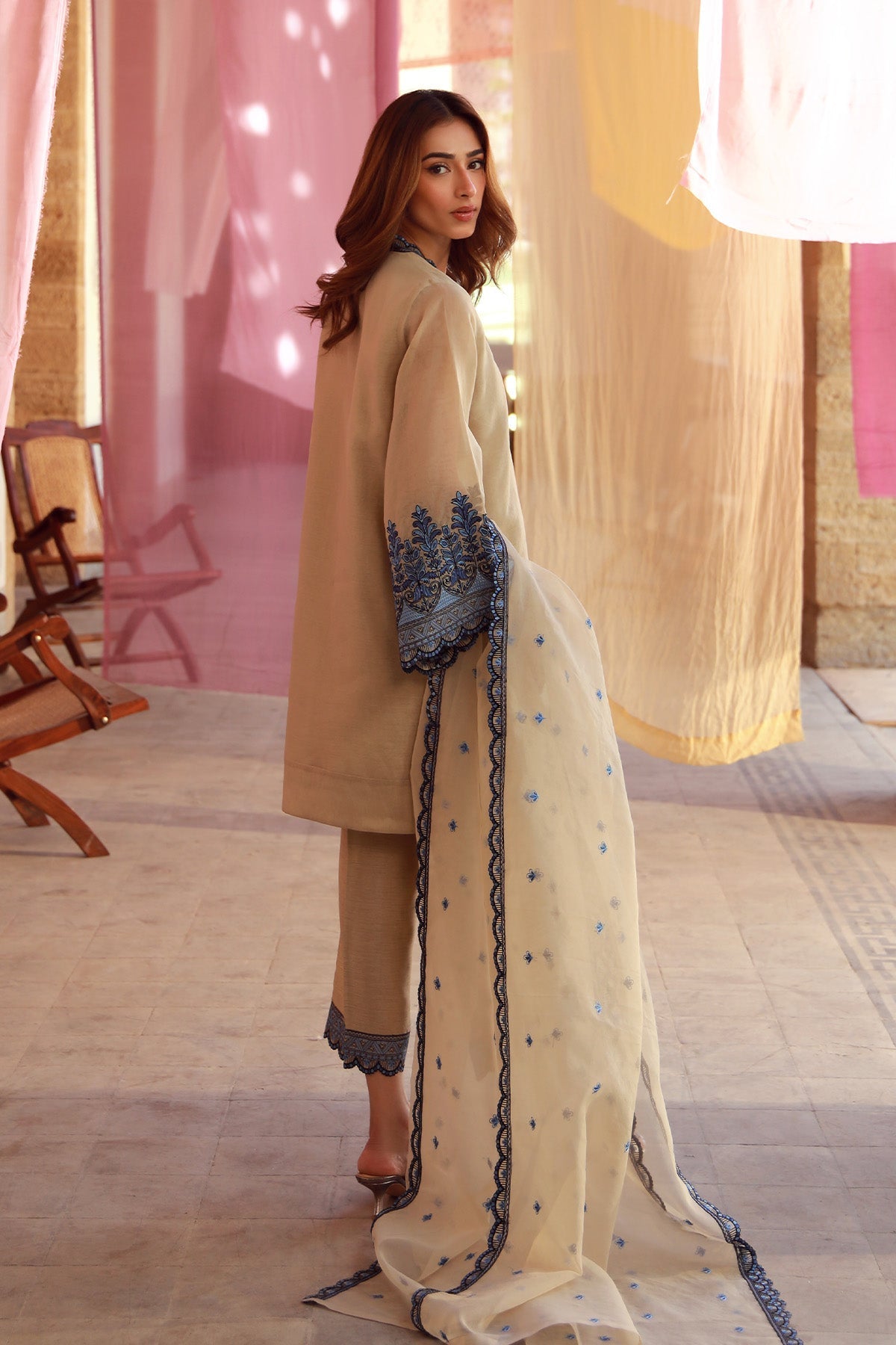 Sahar | Luxe Pret 25 | Gilded Grace - by - Libasekhas UK - Registered Vendor of : Sahar - 100% Original Designer Dresss