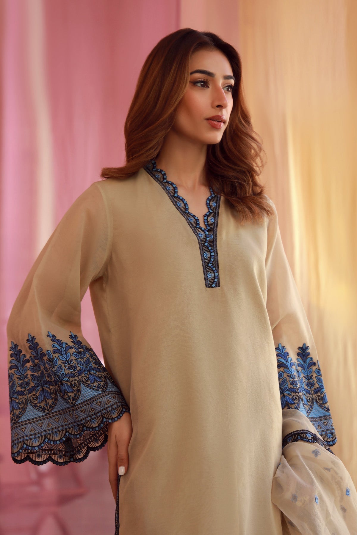 Sahar | Luxe Pret 25 | Gilded Grace - by - Libasekhas UK - Registered Vendor of : Sahar - 100% Original Designer Dresss