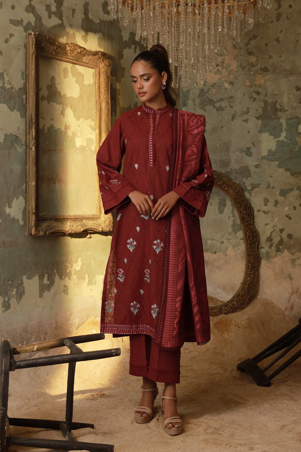 Sahar | Fall 25 |Royal Berry - by Libasekhas UK - Registered Vendor of : Sahar - 100% Original Designer Dress
