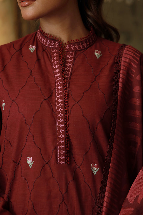 Sahar | Fall 25 |Royal Berry - by Libasekhas UK - Registered Vendor of : Sahar - 100% Original Designer Dress