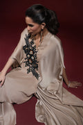 Wardha Saleem | Luxury Pret Fusion Wear | SAHARA DRAPE WITH PANTS (2PC) - by - Libasekhas UK - Registered Vendor of : Wardha Saleem - 100% Original Designer Dresss