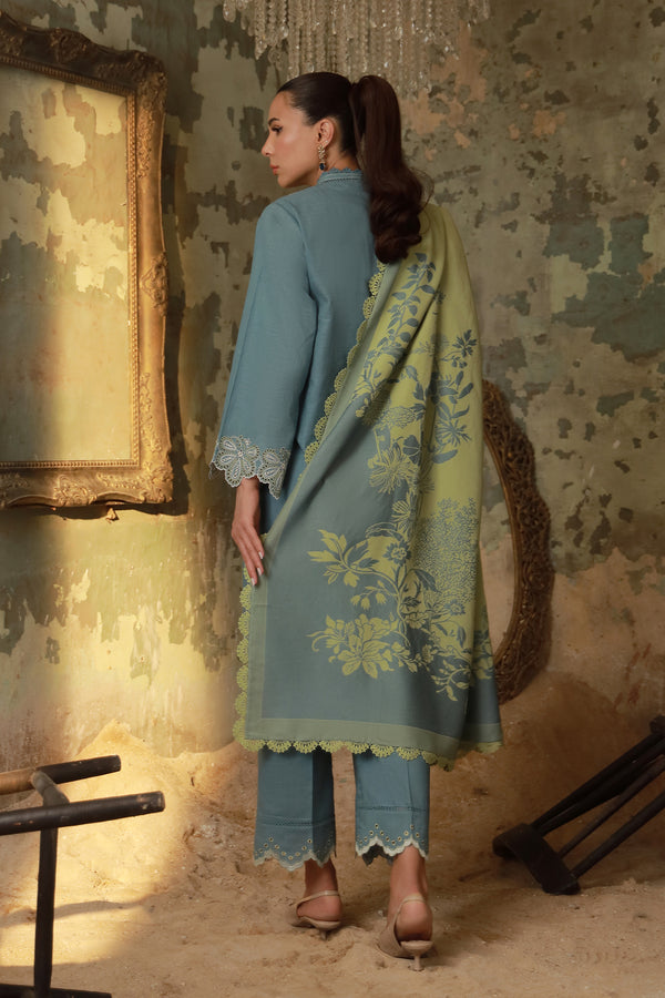 Sahar | Fall 25 | Aqua Meadow - by Libasekhas UK - Registered Vendor of : Sahar - 100% Original Designer Dress