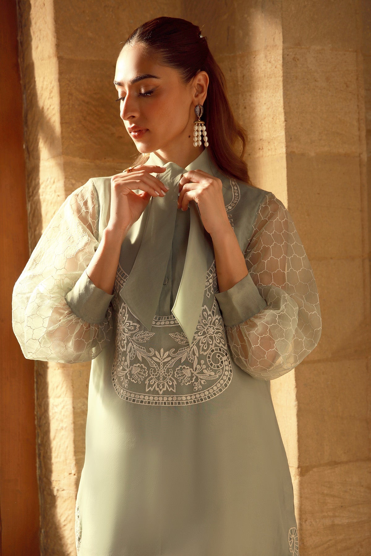 Sahar | Luxe Pret 25 | Olive Garden - by - Libasekhas UK - Registered Vendor of : Sahar - 100% Original Designer Dresss