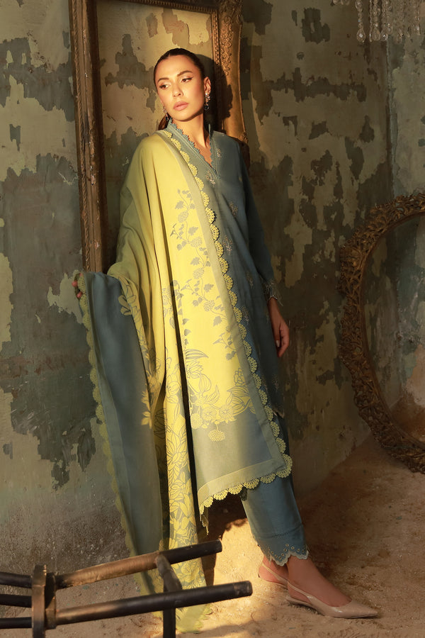Sahar | Fall 25 | Aqua Meadow - by Libasekhas UK - Registered Vendor of : Sahar - 100% Original Designer Dress