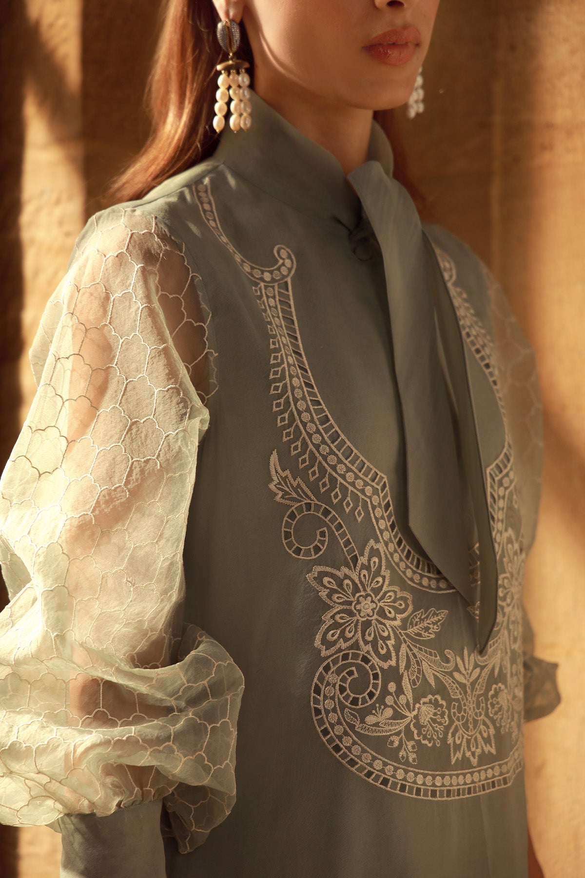 Sahar | Luxe Pret 25 | Olive Garden - by - Libasekhas UK - Registered Vendor of : Sahar - 100% Original Designer Dresss