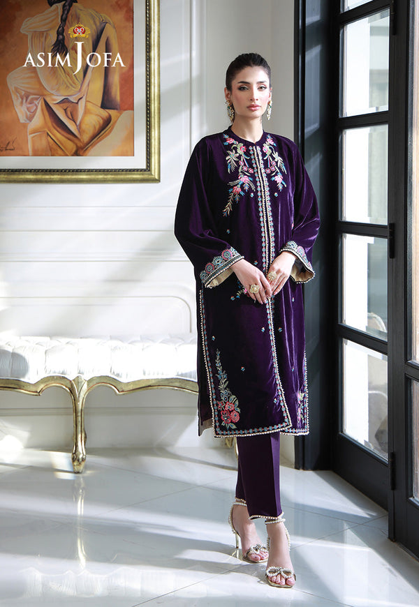 Asim Jofa | Velvet Edit | AJVG-10 - by - Libasekhas UK - Registered Vendor of : Asim Jofa - 100% Original Designer Dresss