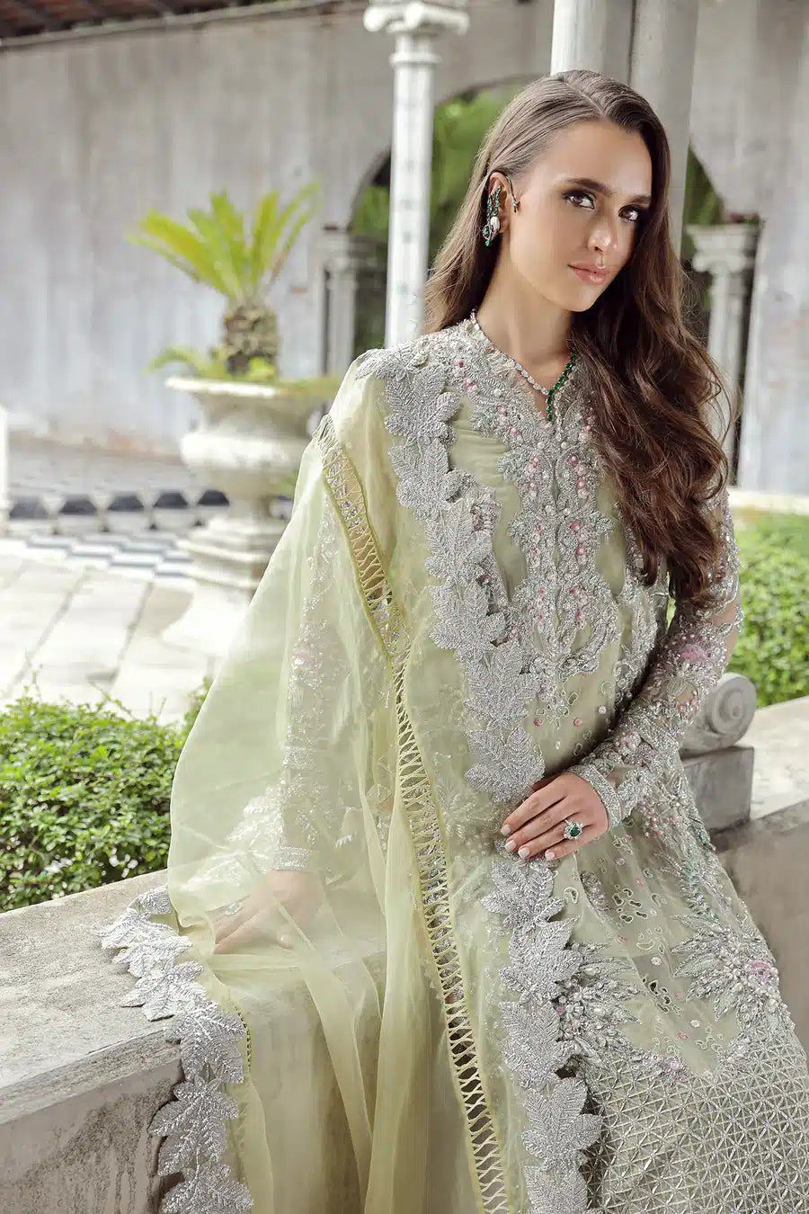 Maryam Hussain | Raha Luxury Festive 23 | Nurey - by - Libasekhas UK - Registered Vendor of : Maryam Hussain - 100% Original Designer Dresss
