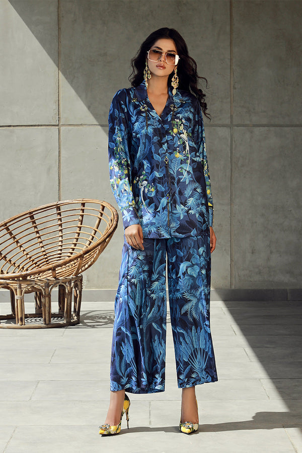 Wardha Saleem | Luxury Pret Fusion Wear | FLORA (2PC) - by - Libasekhas UK - Registered Vendor of : Wardha Saleem - 100% Original Designer Dresss