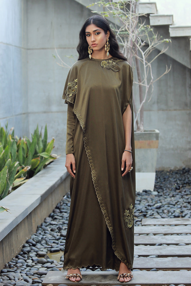 Wardha Saleem | Luxury Pret Fusion Wear | SAGE - by - Libasekhas UK - Registered Vendor of : Wardha Saleem - 100% Original Designer Dresss