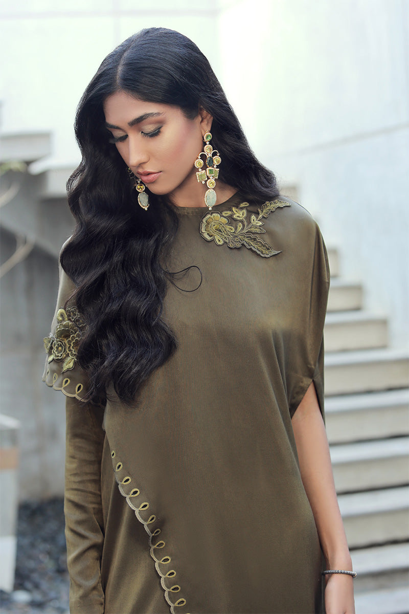 Wardha Saleem | Luxury Pret Fusion Wear | SAGE - by - Libasekhas UK - Registered Vendor of : Wardha Saleem - 100% Original Designer Dresss