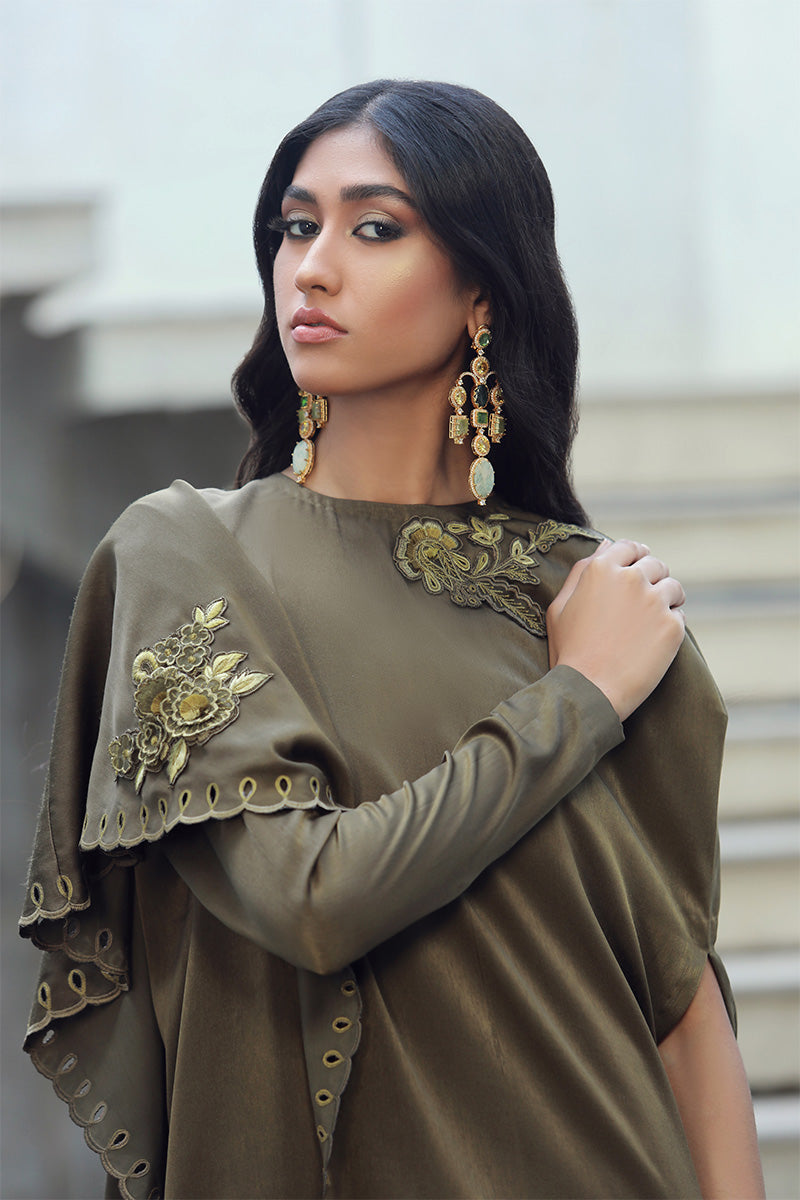 Wardha Saleem | Luxury Pret Fusion Wear | SAGE - by - Libasekhas UK - Registered Vendor of : Wardha Saleem - 100% Original Designer Dresss