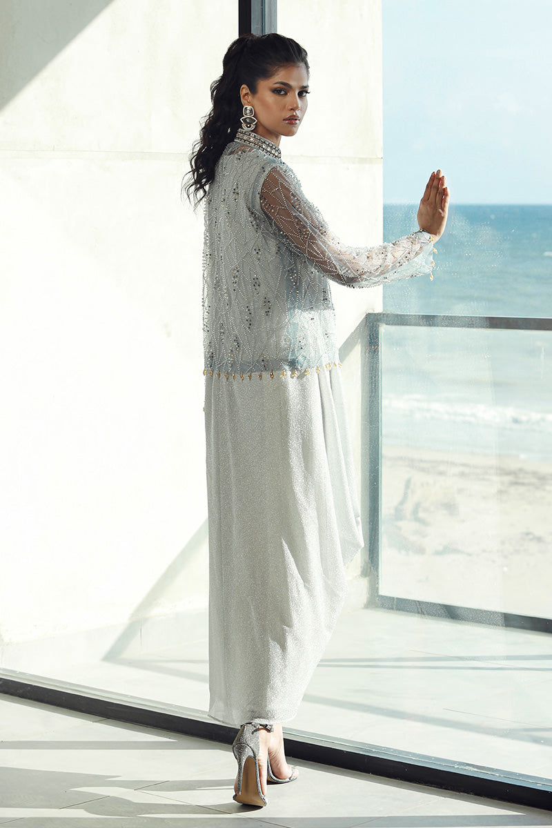 Wardha Saleem | Luxury Pret Fusion Wear | PEARL (2PC) - by - Libasekhas UK - Registered Vendor of : Wardha Saleem - 100% Original Designer Dresss