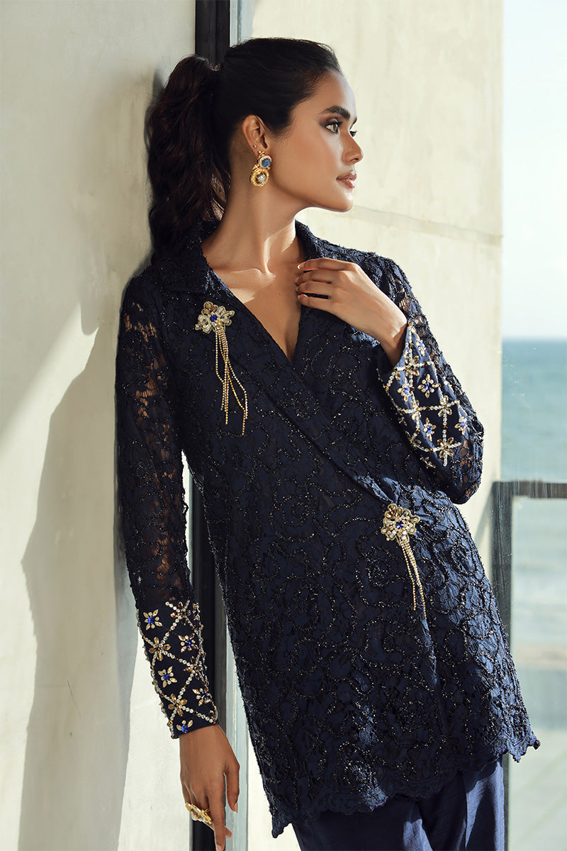 Wardha Saleem | Luxury Pret Fusion Wear | RENNE (2PC) - by - Libasekhas UK - Registered Vendor of : Wardha Saleem - 100% Original Designer Dresss
