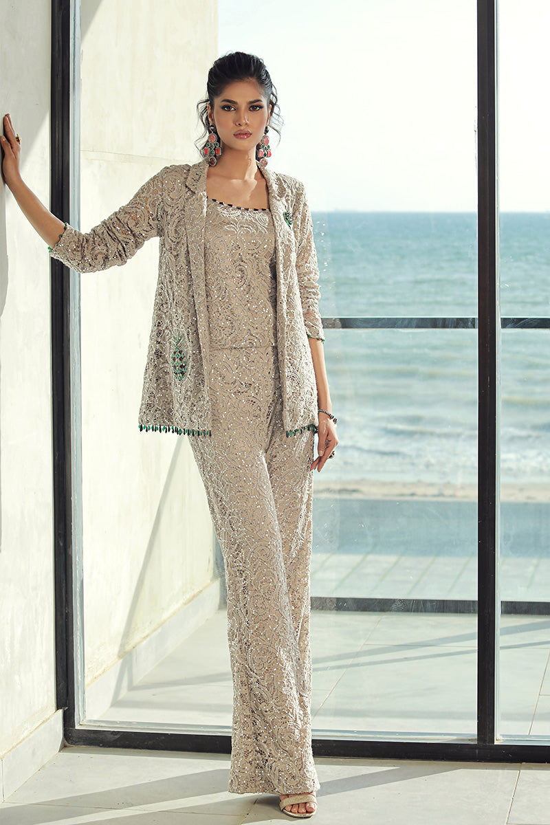 Wardha Saleem | Luxury Pret Fusion Wear | GIA (3PC) - by - Libasekhas UK - Registered Vendor of : Wardha Saleem - 100% Original Designer Dresss
