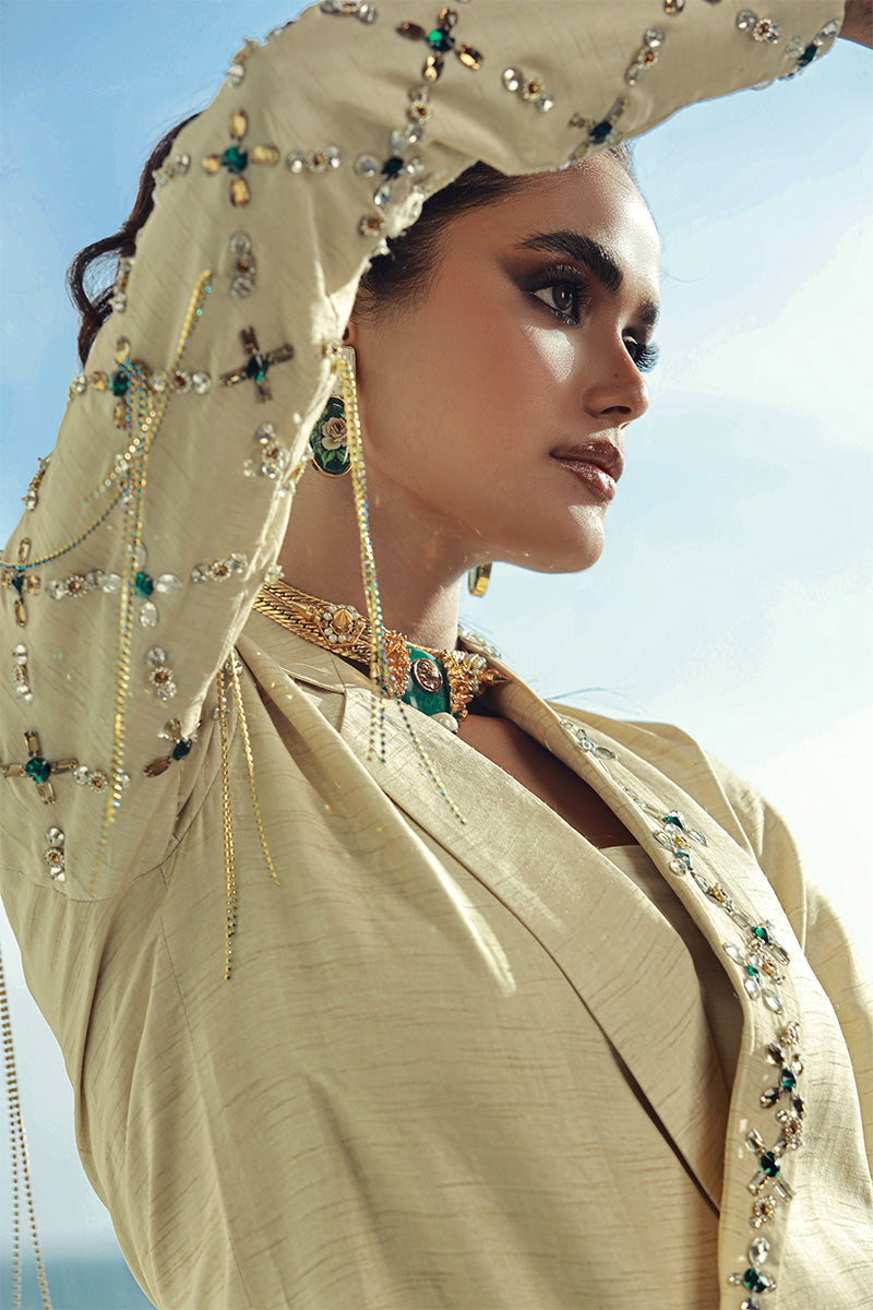 Wardha Saleem | Luxury Pret Fusion Wear | CLARA (2PC) - by - Libasekhas UK - Registered Vendor of : Wardha Saleem - 100% Original Designer Dresss