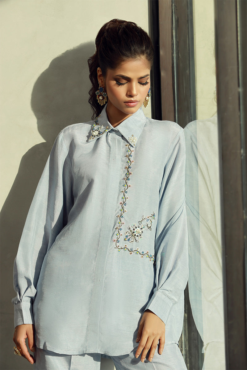 Wardha Saleem | Luxury Pret Fusion Wear | ELLA (2PC) - by - Libasekhas UK - Registered Vendor of : Wardha Saleem - 100% Original Designer Dresss