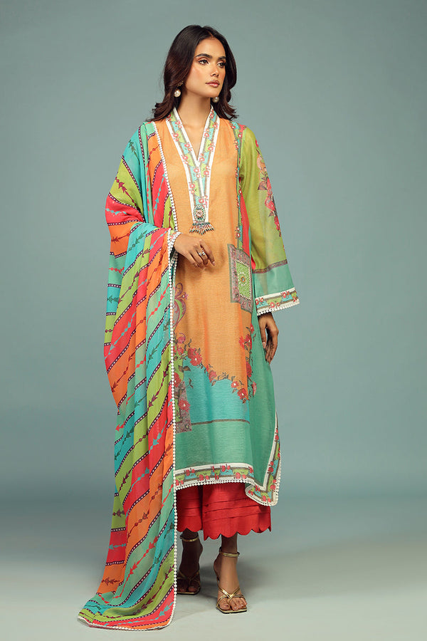Wardha Saleem | Luxury Pret Traditional Wear | AFSANEH SHIRT WITH DUPATTA ( 2 PC) - by - Libasekhas UK - Registered Vendor of : Wardha Saleem - 100% Original Designer Dresss