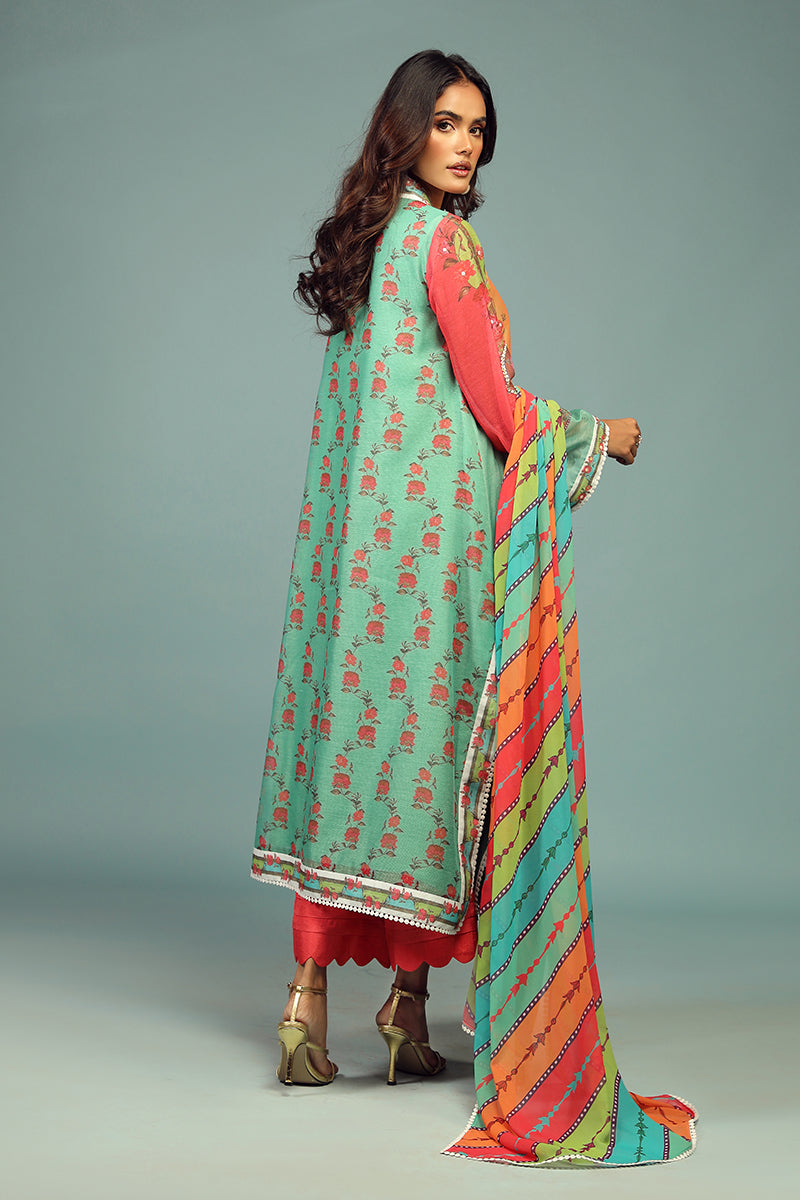 Wardha Saleem | Luxury Pret Traditional Wear | AFSANEH SHIRT WITH DUPATTA ( 2 PC) - by - Libasekhas UK - Registered Vendor of : Wardha Saleem - 100% Original Designer Dresss