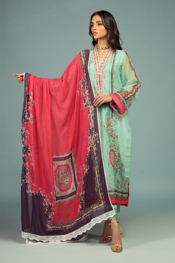Wardha Saleem | Luxury Pret Traditional Wear | CHANDNI SHIRT WITH DUPATTA ( 2 PC) - by - Libasekhas UK - Registered Vendor of : Wardha Saleem - 100% Original Designer Dresss