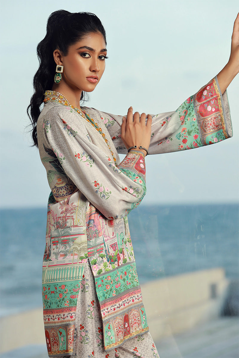 Wardha Saleem | Luxury Pret Fusion Wear | LILA (2PC) - by - Libasekhas UK - Registered Vendor of : Wardha Saleem - 100% Original Designer Dresss