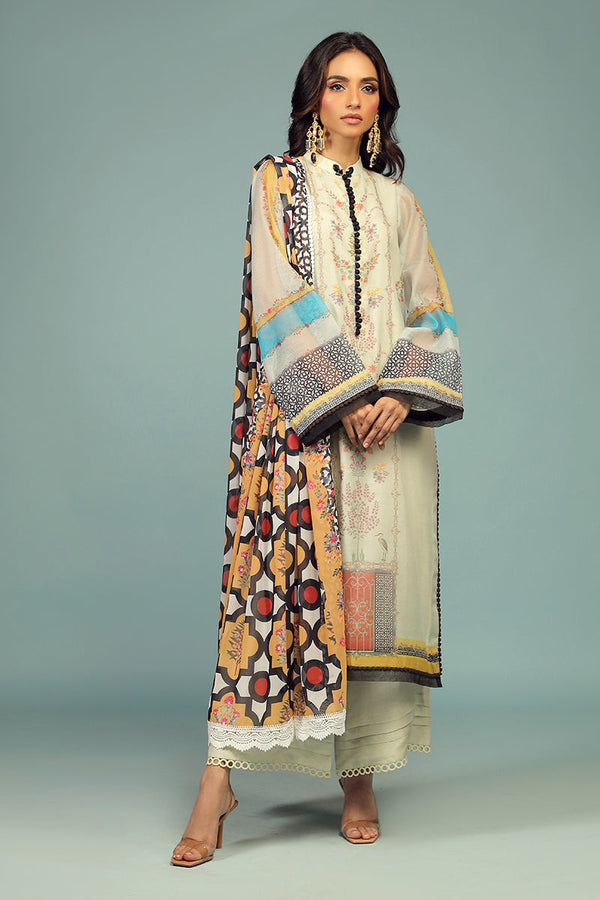 Wardha Saleem | Luxury Pret Traditional Wear | BARAHDARI SHIRT WITH DUPATTA ( 2 PC) - by - Libasekhas UK - Registered Vendor of : Wardha Saleem - 100% Original Designer Dresss