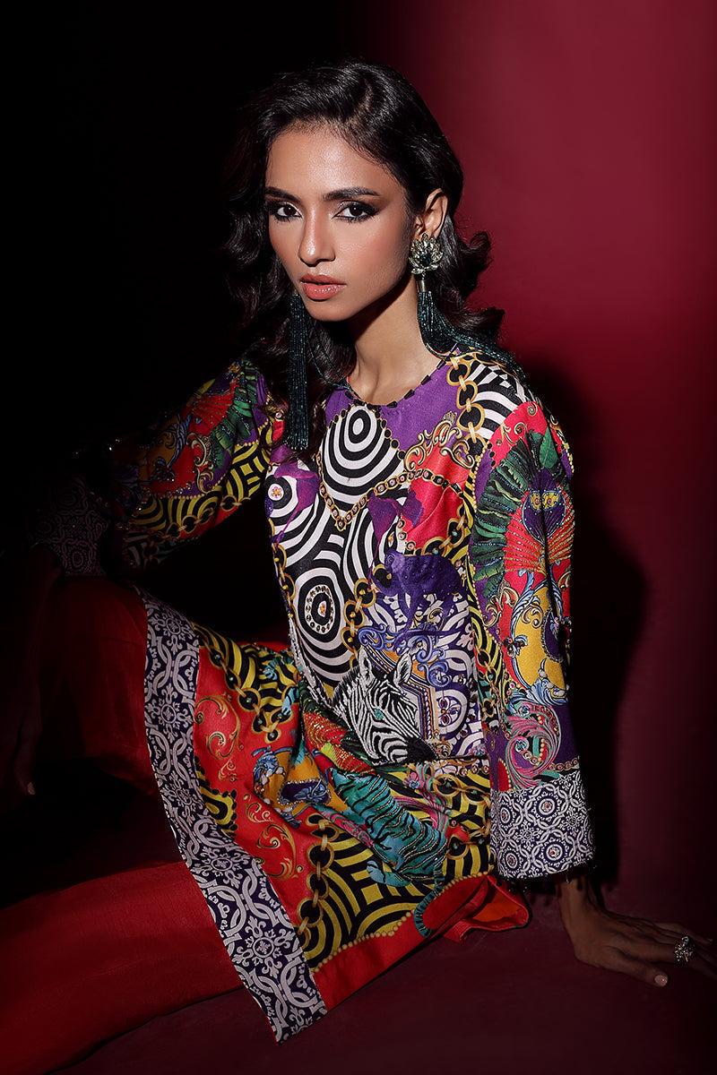 Wardha Saleem | Luxury Pret Fusion Wear | EXOTICA (2PC) - by - Libasekhas UK - Registered Vendor of : Wardha Saleem - 100% Original Designer Dresss