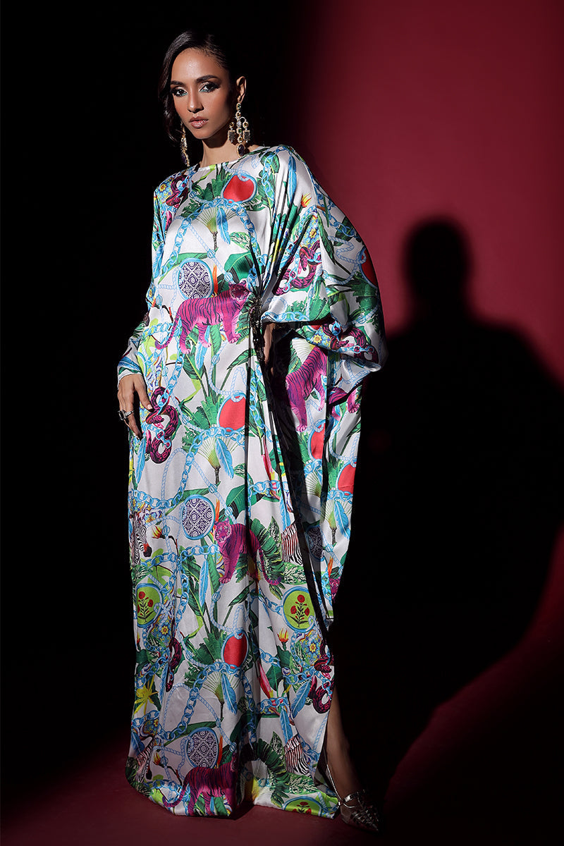 Wardha Saleem | Luxury Pret Fusion Wear | EDEN DRAPE (1PC) - by - Libasekhas UK - Registered Vendor of : Wardha Saleem - 100% Original Designer Dresss