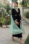 Sana Abbas | Velvet Formals | BLACK JADE - by - Libasekhas UK - Registered Vendor of : Sana Abbas - 100% Original Designer Dresss