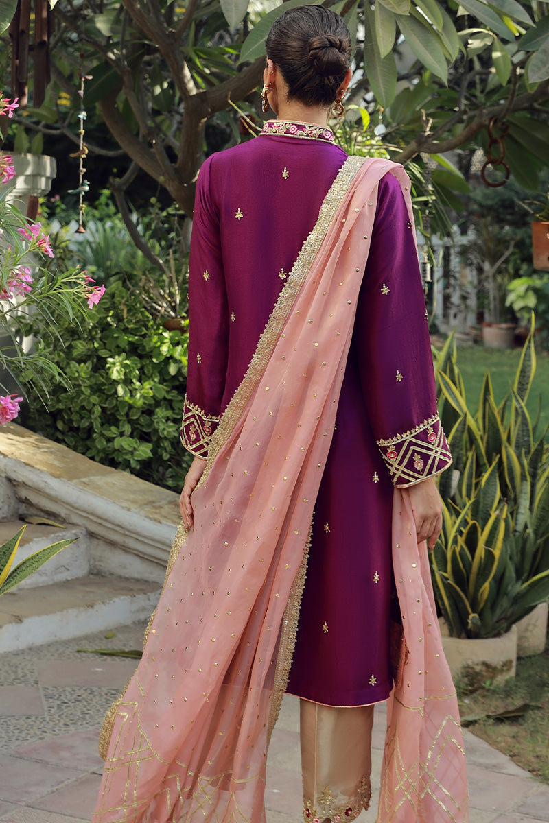 Sana Abbas | Velvet Formals | SPINEL - by - Libasekhas UK - Registered Vendor of : Sana Abbas - 100% Original Designer Dresss