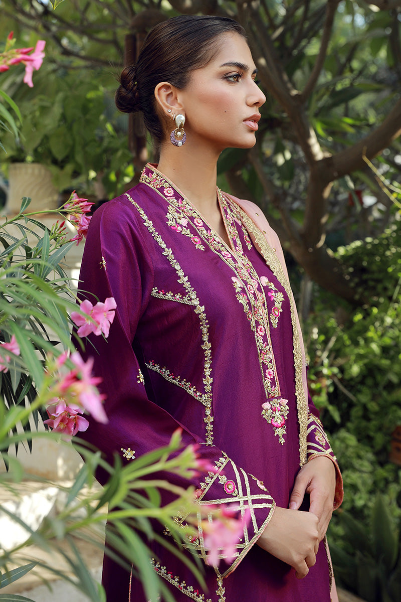 Sana Abbas | Velvet Formals | SPINEL - by - Libasekhas UK - Registered Vendor of : Sana Abbas - 100% Original Designer Dresss