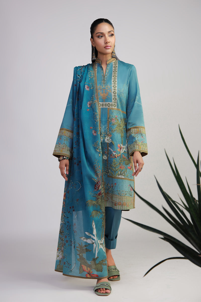 Shamaeel Ansari | Bagh e Bahar Lawn | Firoza bagh - by Libasekhas UK - Registered Vendor of : Shamaeel Ansari - 100% Original Designer Dress