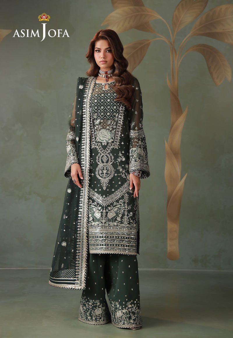 Asim Jofa | Zari Festive Collection | AJULD-11 - by Libasekhas UK - Registered Vendor of : Asim Jofa - 100% Original Designer Dress