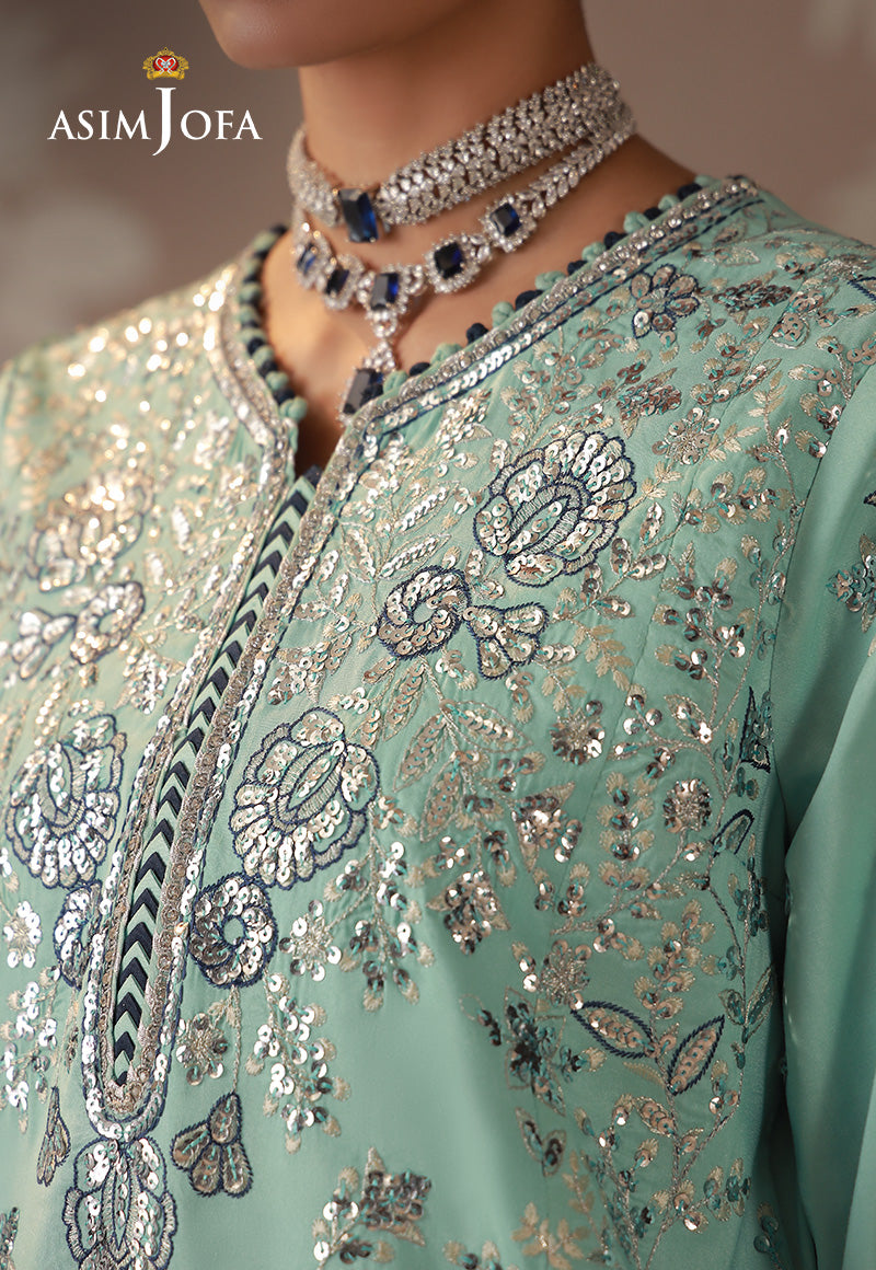 Asim Jofa | Zari Festive Collection | AJULD-09 - by Libasekhas UK - Registered Vendor of : Asim Jofa - 100% Original Designer Dress