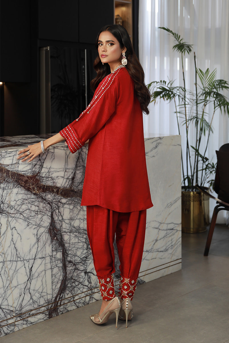 Wardha Saleem | Luxury Pret Traditional Wear | ZIAA (2PC) - by - Libasekhas UK - Registered Vendor of : Wardha Saleem - 100% Original Designer Dresss