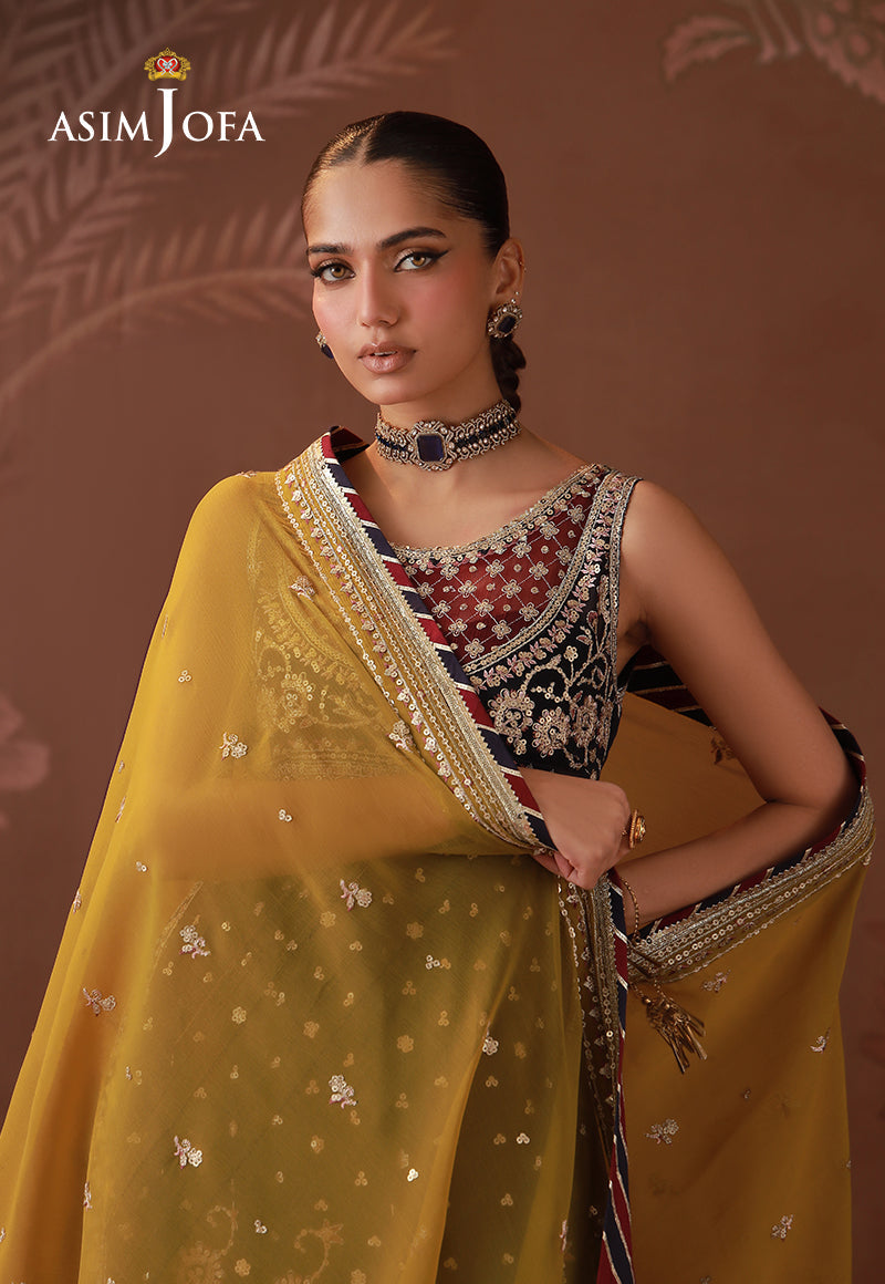 Asim Jofa | Zari Festive Collection | AJULD-01 - by Libasekhas UK - Registered Vendor of : Asim Jofa - 100% Original Designer Dress