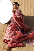 Cross Stitch | Eid Lawn 24 | MULBERRY BLUSH - by - Libasekhas UK - Registered Vendor of : Cross Stitch - 100% Original Designer Dresss