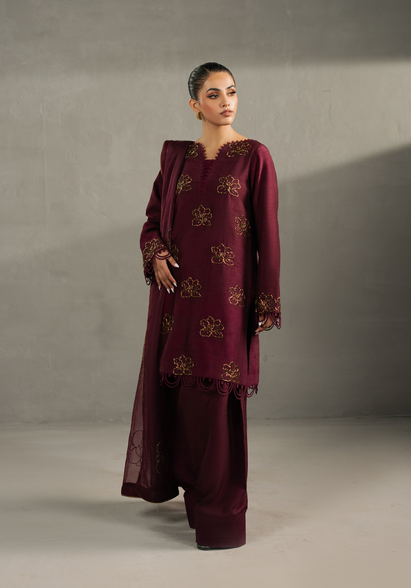 Zarqash | Silk Edit | ZQS 005 TALIA - by - Libasekhas UK - Registered Vendor of : Zarqash - 100% Original Designer Dresss