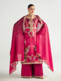 Gulaal | Aira Printed Silk | Garnet Garden - by Libasekhas UK - Registered Vendor of : Gulaal - 100% Original Designer Dress